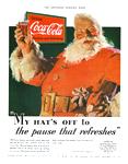 The first Coca-Cola Santa Claus image created by artist Haddon Sunblom appeared in 1931 in The Saturday Evening Post.